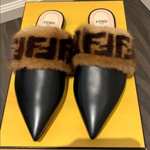 Fendi slip on shoes